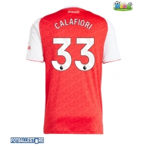 Arsenal Riccardo Calafiori #33 Hjemmedrakt 2025-26 Kortermet